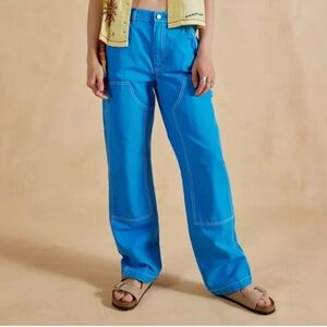 New BDG Blue Wide Leg Jeans carpenter pants 27 womens Y2K urban outfitters